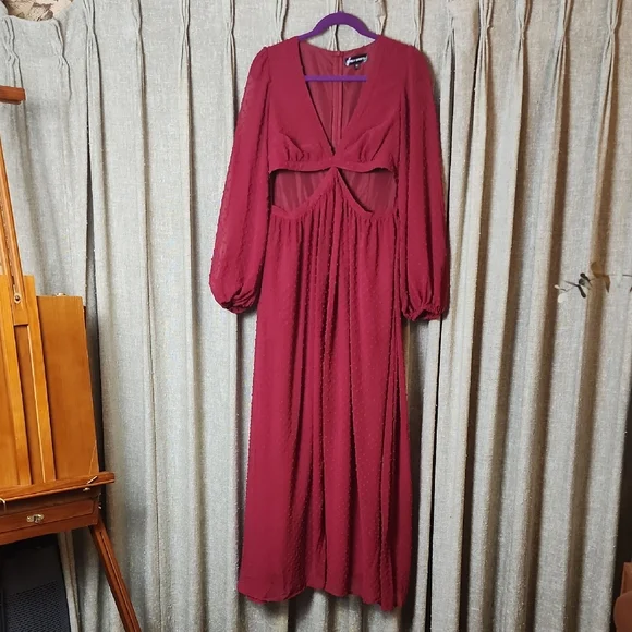 Lively Ghosts Red Sorcerouge Maxi Dress - Picture 2 of 5